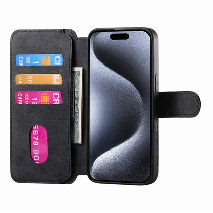 CASENEO For iPhone 16 Pro Case Detachable Wallet Leather+TPU Phone Cover