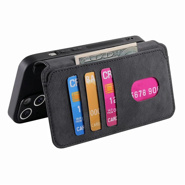 CASENEO For iPhone 16 Pro Case Detachable Wallet Leather+TPU Phone Cover