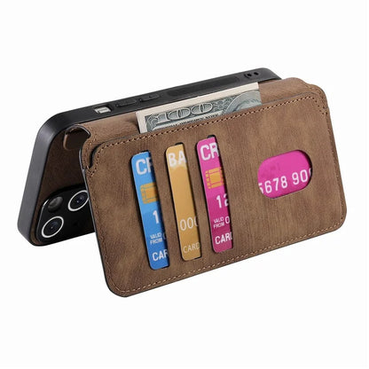 CASENEO For iPhone 16 Pro Case Detachable Wallet Leather+TPU Phone Cover