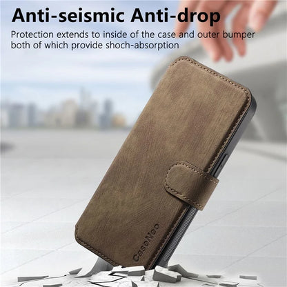 CASENEO For iPhone 16 Pro Case Detachable Wallet Leather+TPU Phone Cover