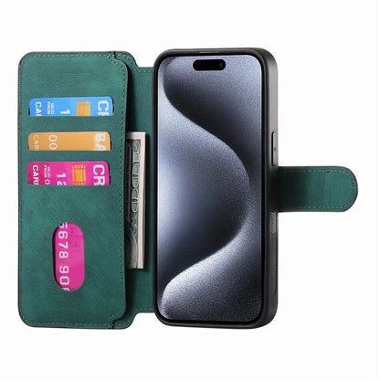 CASENEO For iPhone 16 Pro Case Detachable Wallet Leather+TPU Phone Cover