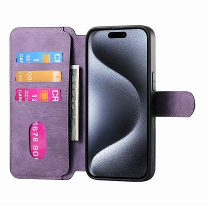 CASENEO For iPhone 16 Pro Case Detachable Wallet Leather+TPU Phone Cover