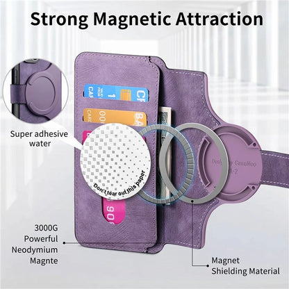 CASENEO For iPhone 16 Pro Case Detachable Wallet Leather+TPU Phone Cover