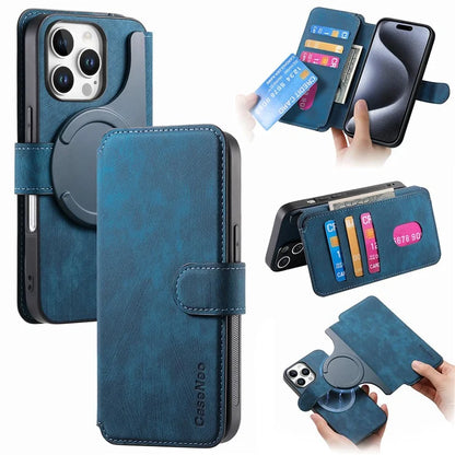 CASENEO For iPhone 16 Pro Max Case Detachable Wallet Leather+TPU Phone Cover