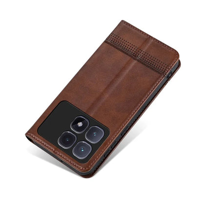 AZNS For Xiaomi Redmi K70 Ultra Case Cowhide Texture PU Leather Wallet Phone Cover