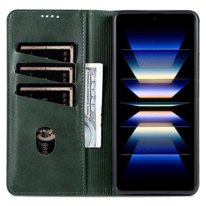 AZNS For Xiaomi Redmi K70 Ultra Case Cowhide Texture PU Leather Wallet Phone Cover