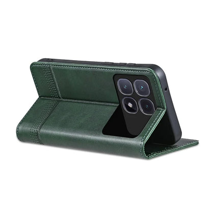 AZNS For Xiaomi Redmi K70 Ultra Case Cowhide Texture PU Leather Wallet Phone Cover