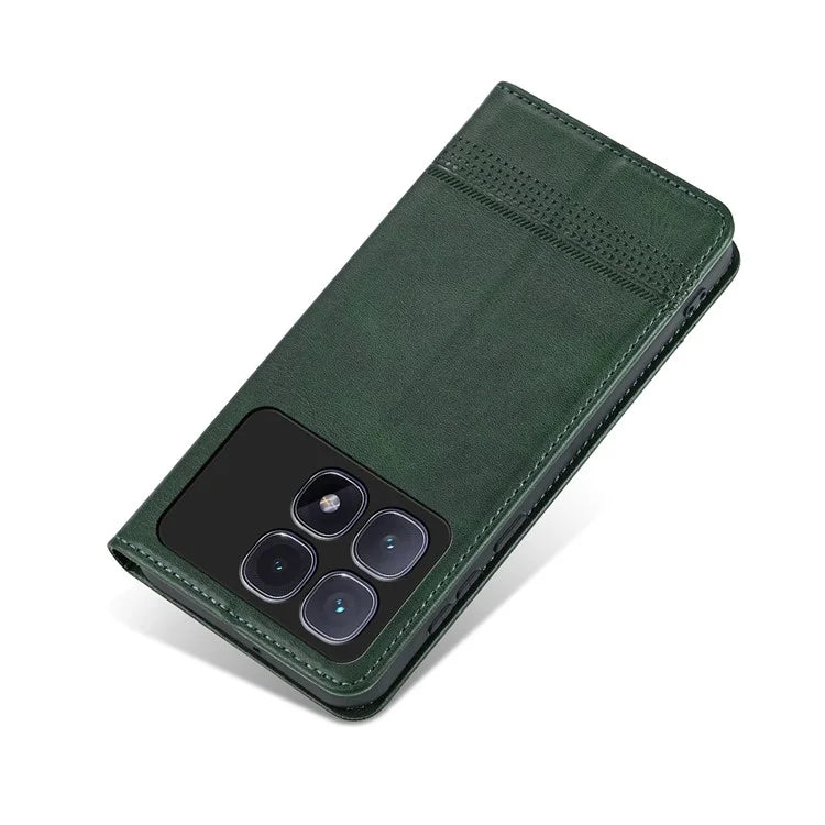 AZNS For Xiaomi Redmi K70 Ultra Case Cowhide Texture PU Leather Wallet Phone Cover