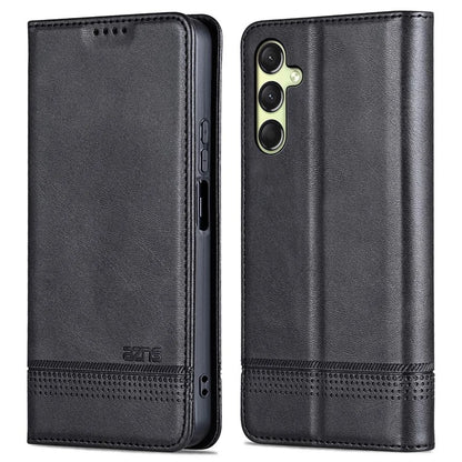 AZNS For Samsung Galaxy A16 5G Case Cowhide Texture PU Leather Wallet Phone Cover