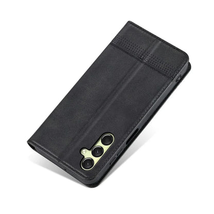 AZNS For Samsung Galaxy A16 5G Case Cowhide Texture PU Leather Wallet Phone Cover