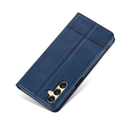 AZNS For Samsung Galaxy A16 5G Case Cowhide Texture PU Leather Wallet Phone Cover