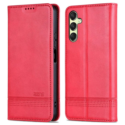 AZNS For Samsung Galaxy A16 5G Case Cowhide Texture PU Leather Wallet Phone Cover