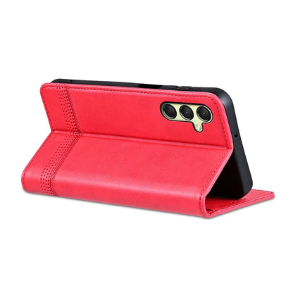 AZNS For Samsung Galaxy A16 5G Case Cowhide Texture PU Leather Wallet Phone Cover