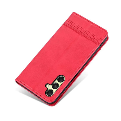 AZNS For Samsung Galaxy A16 5G Case Cowhide Texture PU Leather Wallet Phone Cover