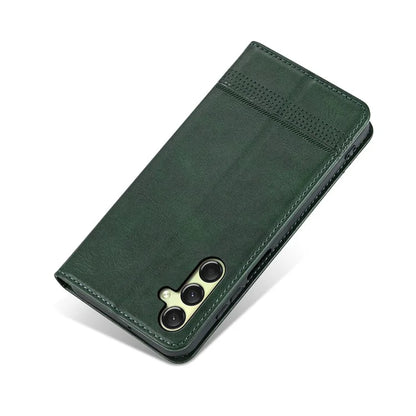 AZNS For Samsung Galaxy A16 5G Case Cowhide Texture PU Leather Wallet Phone Cover
