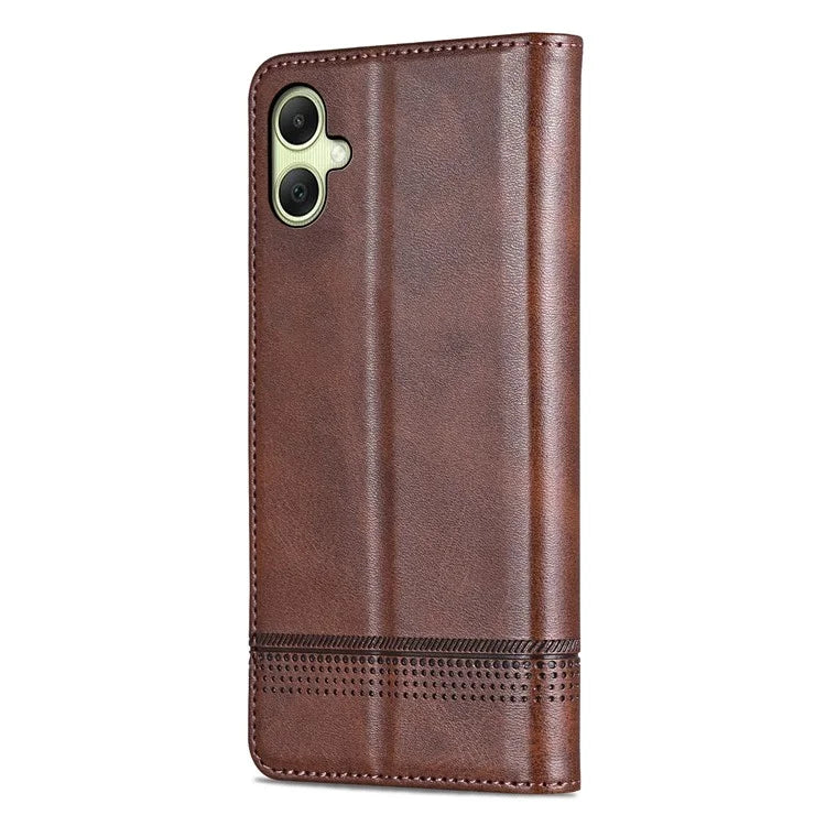 AZNS For Samsung Galaxy A06 Case Cowhide Texture PU Leather Wallet Phone Cover