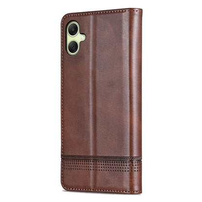 AZNS For Samsung Galaxy A06 Case Cowhide Texture PU Leather Wallet Phone Cover