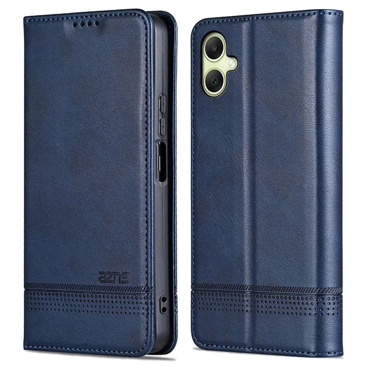 AZNS For Samsung Galaxy A06 Case Cowhide Texture PU Leather Wallet Phone Cover
