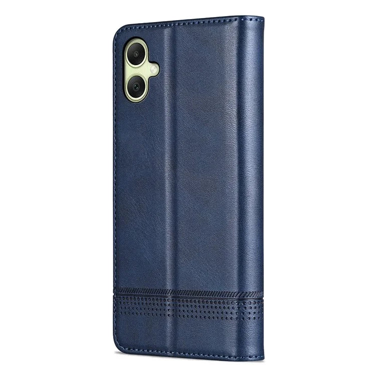 AZNS For Samsung Galaxy A06 Case Cowhide Texture PU Leather Wallet Phone Cover