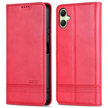 AZNS For Samsung Galaxy A06 Case Cowhide Texture PU Leather Wallet Phone Cover