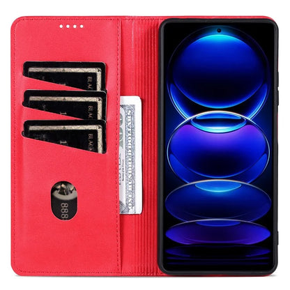 AZNS For Samsung Galaxy A06 Case Cowhide Texture PU Leather Wallet Phone Cover