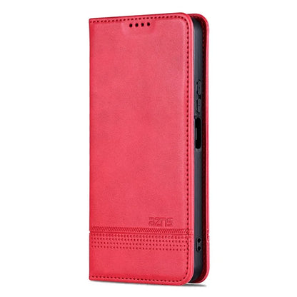AZNS For Samsung Galaxy A06 Case Cowhide Texture PU Leather Wallet Phone Cover
