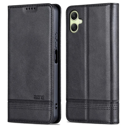 AZNS For Samsung Galaxy A06 Case Cowhide Texture PU Leather Wallet Phone Cover