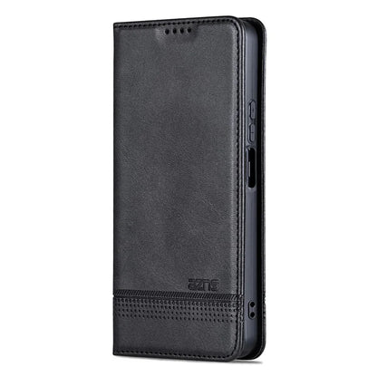 AZNS For Samsung Galaxy A06 Case Cowhide Texture PU Leather Wallet Phone Cover