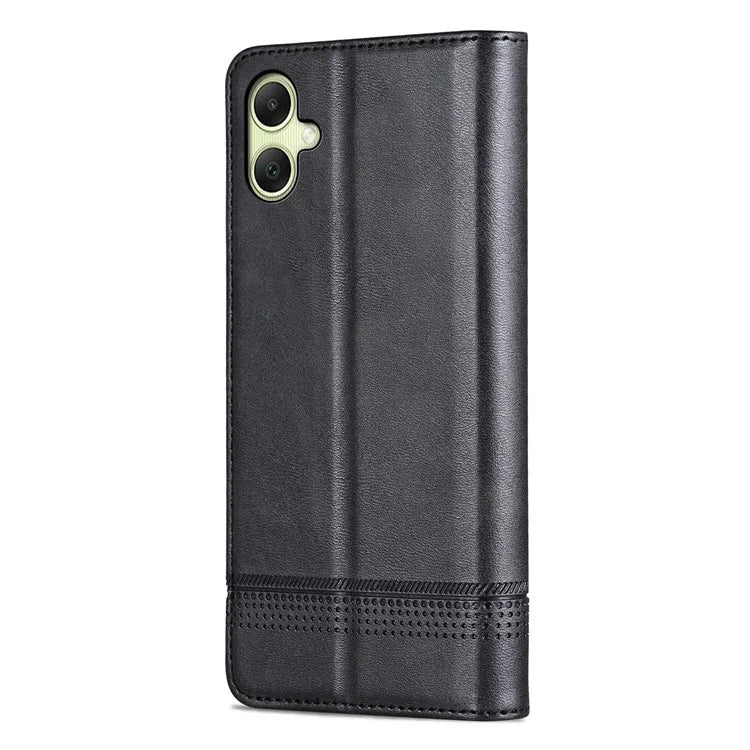 AZNS For Samsung Galaxy A06 Case Cowhide Texture PU Leather Wallet Phone Cover