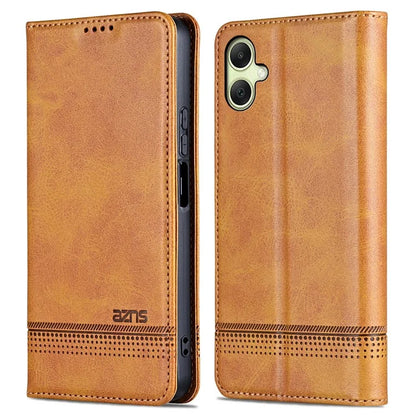 AZNS For Samsung Galaxy A06 Case Cowhide Texture PU Leather Wallet Phone Cover