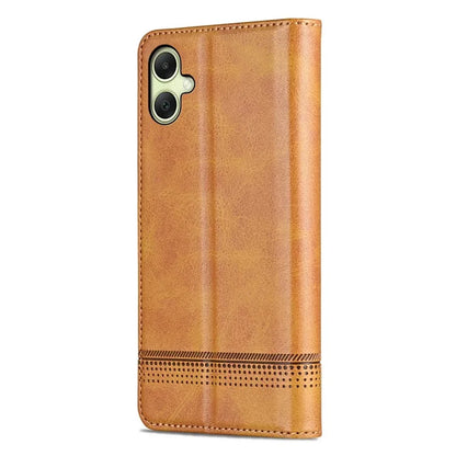 AZNS For Samsung Galaxy A06 Case Cowhide Texture PU Leather Wallet Phone Cover