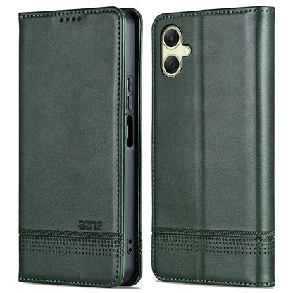 AZNS For Samsung Galaxy A06 Case Cowhide Texture PU Leather Wallet Phone Cover