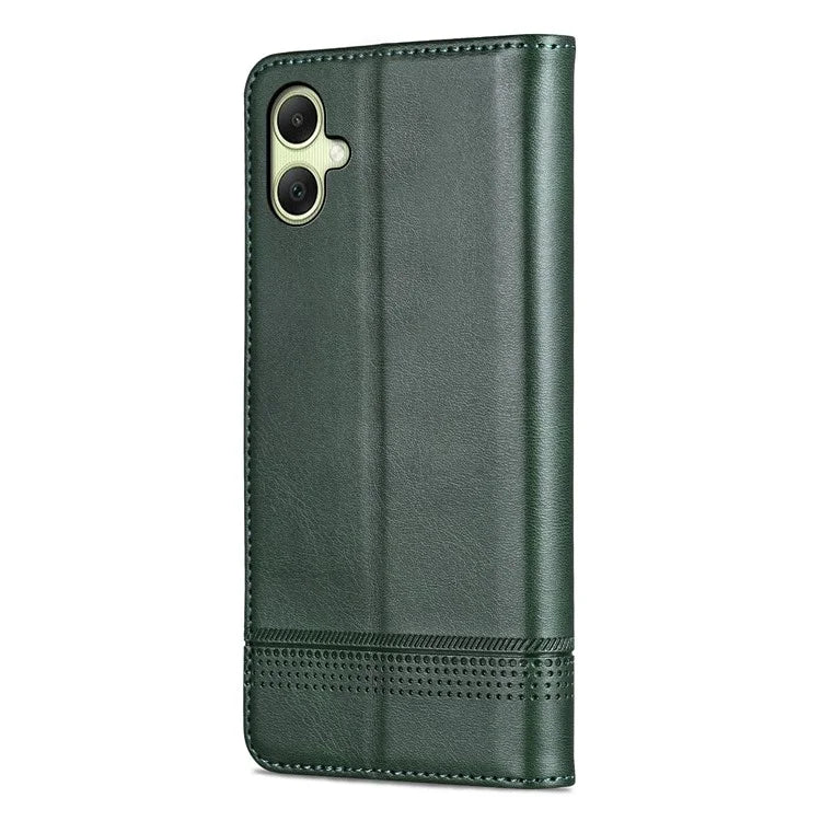 AZNS For Samsung Galaxy A06 Case Cowhide Texture PU Leather Wallet Phone Cover