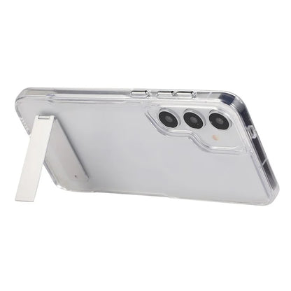 For Samsung Galaxy S24+ Case TPU+Acrylic Protective Kickstand Clear Phone Cover