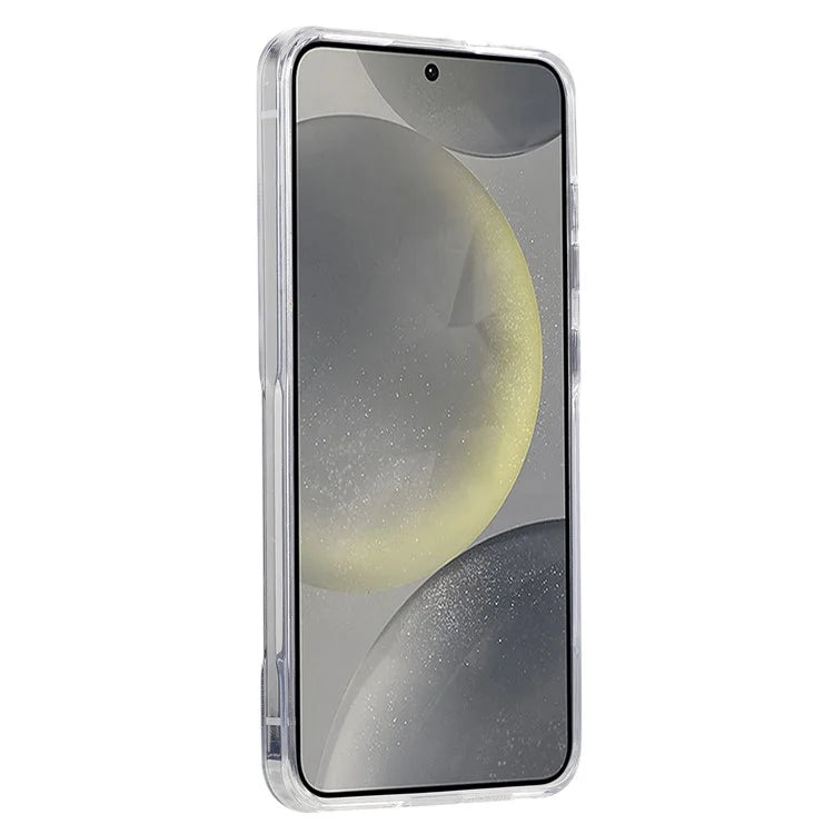 For Samsung Galaxy S24+ Case TPU+Acrylic Protective Kickstand Clear Phone Cover