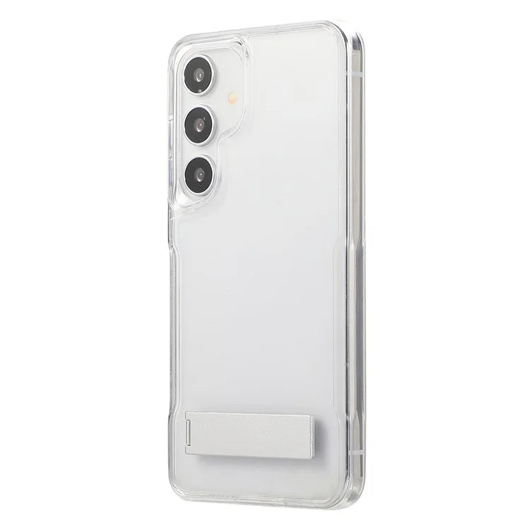 For Samsung Galaxy S24+ Case TPU+Acrylic Protective Kickstand Clear Phone Cover