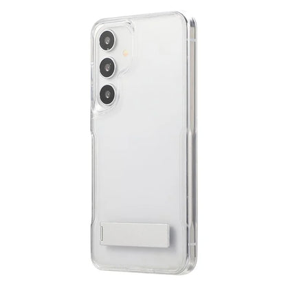 For Samsung Galaxy S24+ Case TPU+Acrylic Protective Kickstand Clear Phone Cover