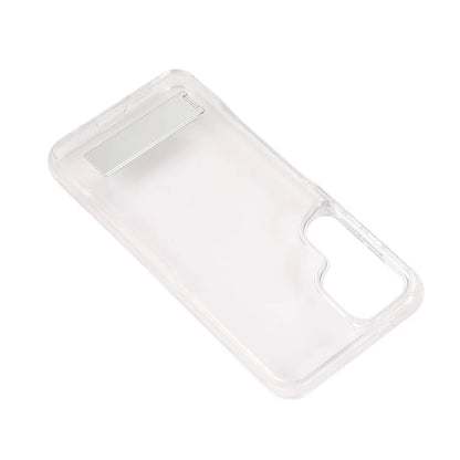 For Samsung Galaxy S24+ Case TPU+Acrylic Protective Kickstand Clear Phone Cover