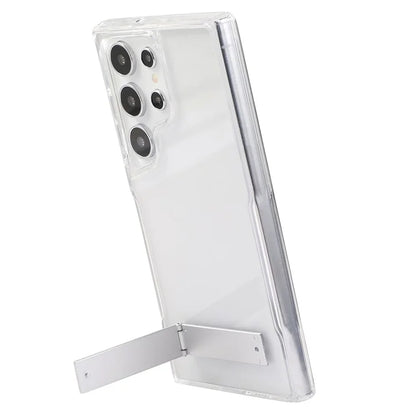 For Samsung Galaxy S24 Ultra Case TPU+Acrylic Protective Kickstand Clear Phone Cover