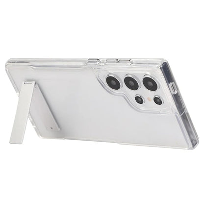 For Samsung Galaxy S24 Ultra Case TPU+Acrylic Protective Kickstand Clear Phone Cover