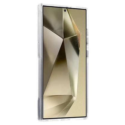 For Samsung Galaxy S24 Ultra Case TPU+Acrylic Protective Kickstand Clear Phone Cover