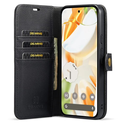 DG.MING for Google Pixel 9 / 9 Pro Case Detachable Split Leather Phone Cover