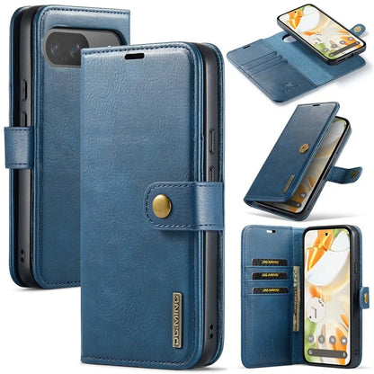 DG.MING for Google Pixel 9 / 9 Pro Case Detachable Split Leather Phone Cover