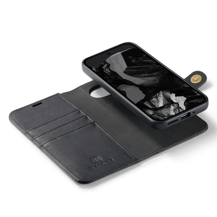 DG.MING for Google Pixel 9 Pro XL Case Detachable Split Leather Phone Cover