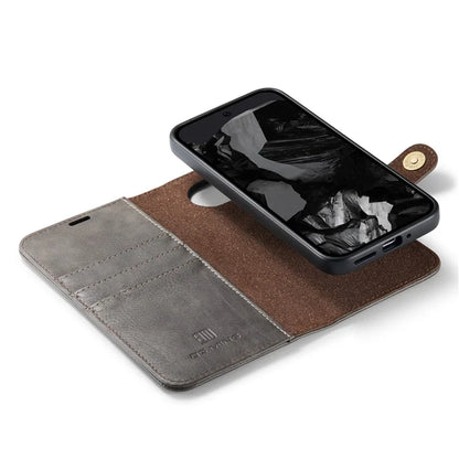 DG.MING for Google Pixel 9 Pro XL Case Detachable Split Leather Phone Cover
