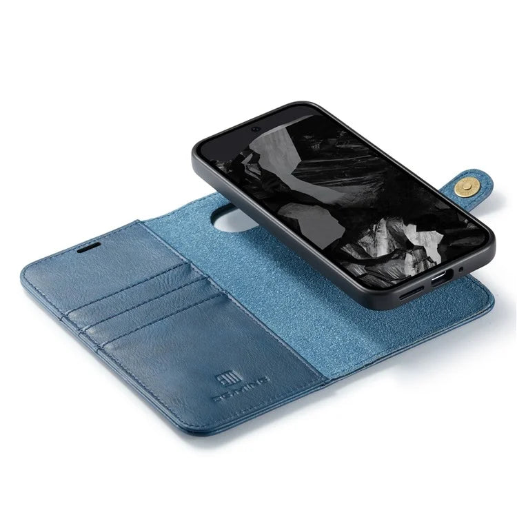 DG.MING for Google Pixel 9 Pro XL Case Detachable Split Leather Phone Cover