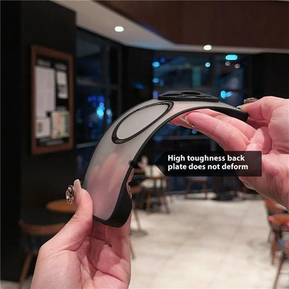 For iPhone 16 Pro Max Case Compatible with MagSafe Frameless TPU+PC Matte Phone Protector