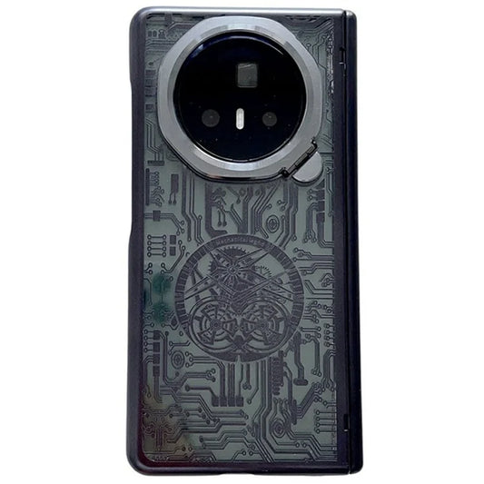 For Honor Magic V3 5G Case Lens Frame Kickstand Mechanical Legend PC Phone Cover