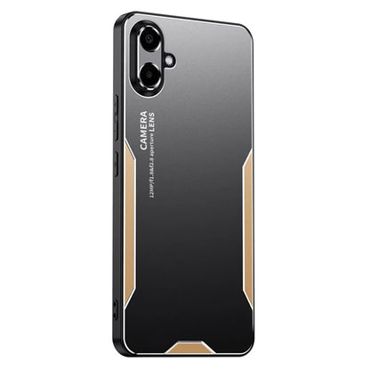 For Samsung Galaxy A06 Phone Case Aluminium Alloy+TPU+PC Back Cover