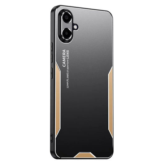 For Samsung Galaxy A06 Phone Case Aluminium Alloy+TPU+PC Back Cover